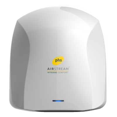 Warner Howard PHS Airstream Vitesse Comfort Hand Dryer - White 091587