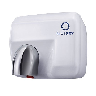 Blue Dry Blue Storm White Metal Hand Dryer HD-BD1004W