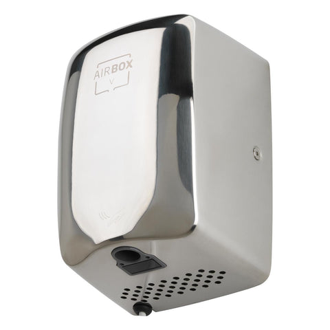 Handy Dryers Airbox V Hand Dryer 2224 in Polished Stainless Steel