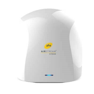 Warner Howard PHS SR1100F Airstream Vitesse Hand Dryer - White 091203PR