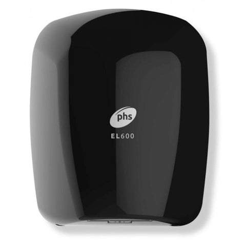 Warner Howard PHS EL600 Hand Dryer - Black - 091226