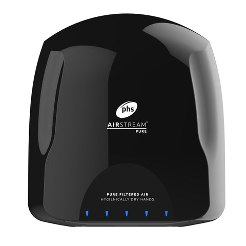 Warner Howard SR1100H PHS Airstream Pure Hand Dryer - Black 091181PR