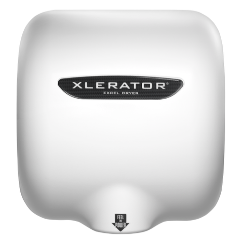 Excel XLERATOR XL-BW hand dryer in White XLBW